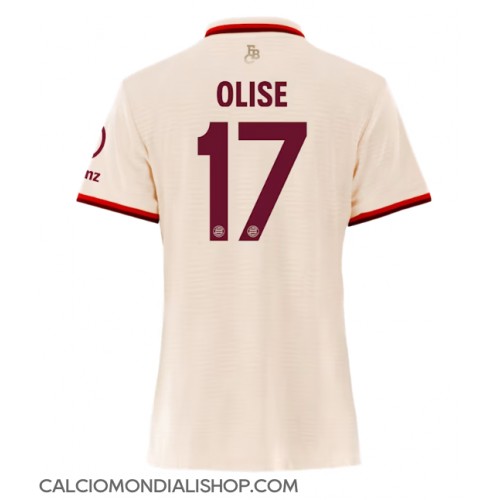 Maglie da calcio Bayern Munich Michael Olise #17 Terza Maglia Femminile 2024-25 Manica Corta